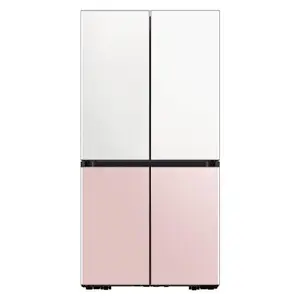 Samsung 936 Litres Side By Side Bespoke Inverter Refrigerator with Auto Fill Pitcher, Water Dispenser (RF90A9U35B32, Glam White Pink)