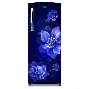 Whirlpool 207 Litres 3 Star Direct Cool Single Door Refrigerator | No. 1 in Ice Making (230 Icemagic Pro PRM 3S SMZ, Sapphire Mulia-Z)