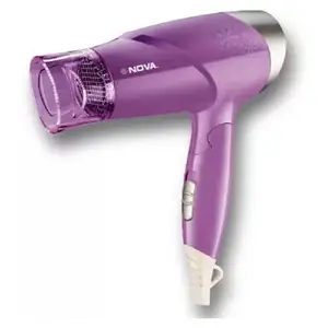 Nova Silky Shine Hair Dryer with Hot and Cold, Foldable Handle, Overheat Protection (NHP 8205)