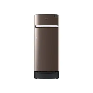 Samsung 189 Litres 5 Star Horizontal Curve Design Single Door Refrigerator with Direct Cool, Digital Inverter Compressor (RR21C2H25DX/HL)