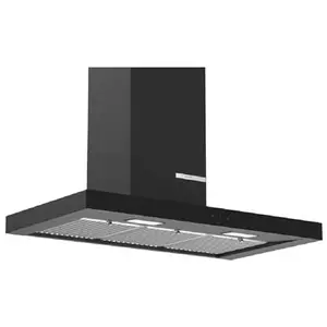 Bosch Serie 4 Wall-mounted Cooker Hood with Intensive Speed Setting, LED Illumination, Absorbs Odors, Converts to Recirculation Mode (DWKA98G60I)
