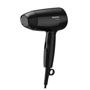 Philips 1200 W Hair Dryer with 3 Temperature Settings, Black (BHC010/10LOWENDDRYERL4L)