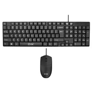 EVM KM117 Keyboard & Mouse Combo (Black)