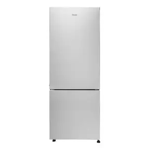 Haier 300 Litres 1 Star Double Door Inverter Refrigerator with Twin Inverter Technology (HRB3501BSP, Brushline Silver)