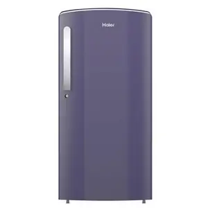 Haier 185 Litres 2 Star Single Door Direct Cool Refrigerator with Diamond Edge Freezing Technology, Stabilizer Free Operation (HRD2062BRBN)