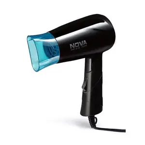 Nova Silky Shine Hair Dryer with Hot and Cold, Foldable Handle, Overheat Protection (NH 8100)