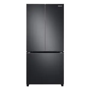 Samsung 580 Litres Side by Side Refrigerator with Convertible freezer, Twin Cooling Plus, Digital inverter Compressor (RF57A5032B1, Black)