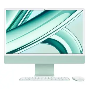 Apple iMac (Apple M3 Chip/ 8-core CPU/ 8GB RAM/ 512GB SSD/ 24-inch (60.96 cm) 4.5K Retina display / 10-core GPU/ macOS/ Green)