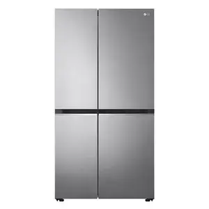 LG 650 Litres Side by Side Door Convertible Inverter Refrigerator with Smart Diagnosis, Hygiene Fresh+ (GLB257EPZ3, Shiny Steel)