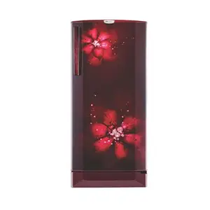 Godrej 190 Litres 3 Star Direct Cool Single Door Refrigerator with Toughened Glass Shelves, Base Drawer (RD EDGE PRO 205C 33 TDF ZW, Zen Wine)