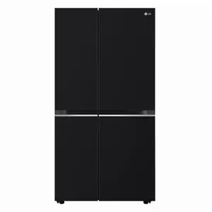 LG 650 Litres Side by Side Door Convertible Inverter Refrigerator with Smart Diagnosis, Hygiene Fresh+ (GLB257HWB3, Western Black)