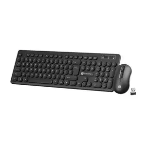 Portronics Key6 Combo | Wireless Keyboard and Mouse Combo with 4 Mouse Buttons, Upto 1600 DPI, Noiseless Typing (Black)