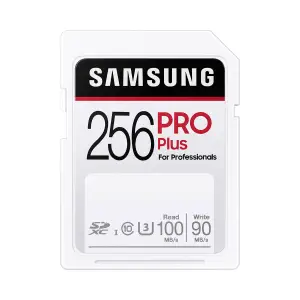 SAMSUNG PRO Plus SDXC Full Size SD Card 256GB (MB SD256H), MB-SD256H/AM
