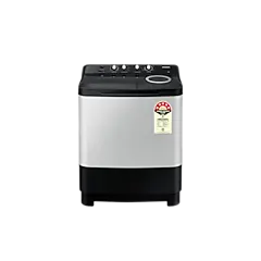 Samsung 10.5 kg Semi Automatic Washing Machine with Hexa Storm Pulsator, WT10C4260GG Light Gray with Ebony Black Base 10.5 kg