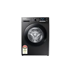 Samsung 8.0 kg EcoBubble™ Front loading Washing Machine with Hygiene Steam & DIT Motor, WW80TA046AB1 Black 8.0 kg