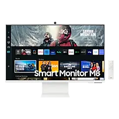 Samsung 80 cm M8 4K UHD Smart Monitor with Smart TV Experience price in India.