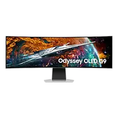 Samsung 1.24 m OLED G9 Gaming Monitor with Neo Quantum Processor, 0.03ms GTG response time and 240Hz refresh screen price in India.