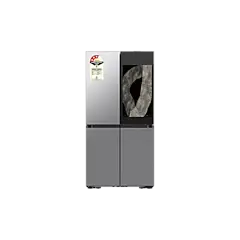 Samsung 809 L 4-Door Flex French Door Bespoke Family Hub™ Refrigerator RF71DB9950QD Clean Charcoal +