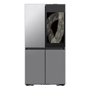 Samsung 809L 4-Door Flex French Door Bespoke Family HubTM Refrigerator RF71DB9950QD Clean Charcoal + Stainless Steel