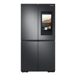 Samsung 810L 4-Door Flex French Door BESPOKE Family Hub<sup>TM</sup> Refrigerator RF87A9770SG Black Caviar