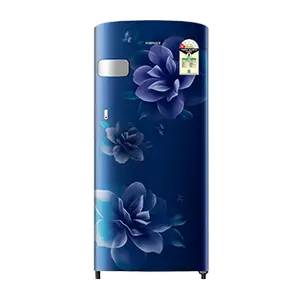 Samsung RR19H2YC1CU, Single Door Refrigerator with Stylish Grandé Design 183 L Camellia Blue