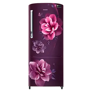 Samsung 223 L Stylish Grandé Design Single Door Refrigerator RR24C2723CR Camellia Purple