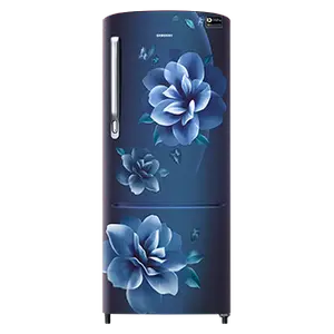 Samsung 223 L Stylish Grandé Design Single Door Refrigerator RR24C2723CU Camellia Blue