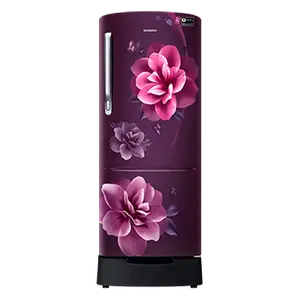 Samsung 223 L Stylish Grandé Design Single Door Refrigerator RR24C2823CR Camellia Purple