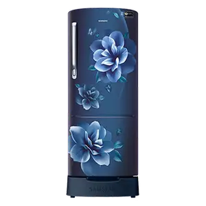 Samsung 223 L Stylish Grandé Design Single Door Refrigerator RR24C2823CU Camellia Blue
