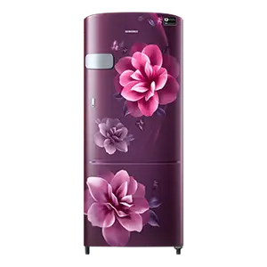 Samsung 223L Stylish Grandé Design Single Door Refrigerator RR24C2Y23CR Camellia Purple