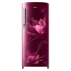 Samsung 183L Stylish Grandé Design Single Door Refrigerator RR20C1712R8 Blooming Saffron Red