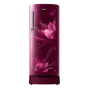 Samsung 183L Stylish Grandé Design Single Door Refrigerator RR20C1812R8 Blooming Saffron Red