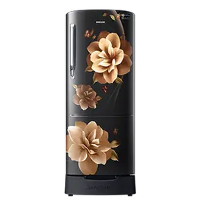 Samsung 183L Stylish Grandé Design Single Door Refrigerator RR20C1823CB Camellia Black