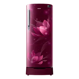 Samsung 183L Stylish Grandé Design Single Door Refrigerator RR20C1823R8 Blooming Saffron Red