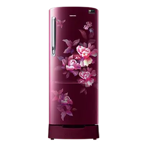 Samsung 183L Stylish Grandé Design Single Door Refrigerator RR20C1824HN Himalayan Poppy Red