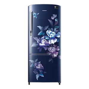 Samsung 183L Stylish Grandé Design Single Door Refrigerator RR20C2724HV Himalaya poppy Blue