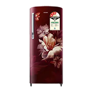 Samsung 183 L Stylish Grandé Design Single Door Refrigerator RR20D1723RZ Midnight Blossom Red