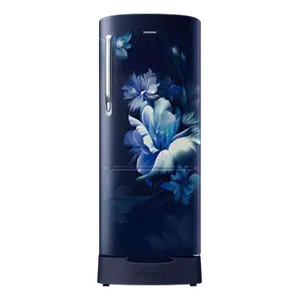 Samsung 183L Stylish Grandé Design Single Door Refrigerator RR20D1823UZ Midnight Blossom Blue
