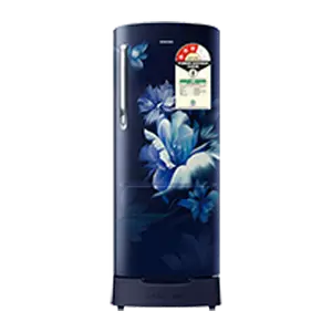 Samsung 183 L Stylish Grandé Design Single Door Refrigerator RR20D1823UZ Midnight Blossom Blue