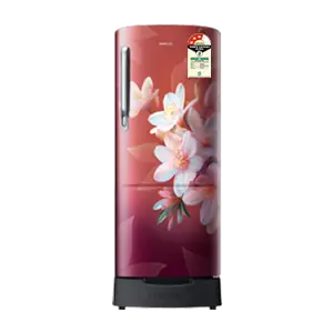 Samsung 183 L Stylish Grandé Design Single Door Refrigerator RR20F1823WR Wild Lily Red 183 L