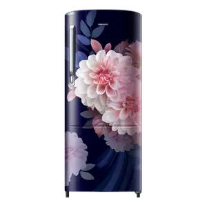 Samsung 183 L Stylish Grandé Design Single Door Refrigerator RR20F2723BB Begonia Blue 183 L