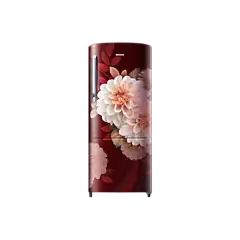 Samsung 183 L Stylish Grandé Design Single Door Refrigerator RR20F2723BR Begonia Red 183 L