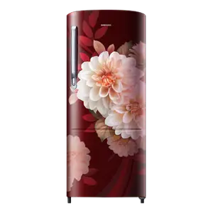 Samsung 183 L Stylish Grandé Design Single Door Refrigerator RR20F2723BR Begonia Red 183 L