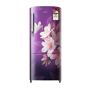 Samsung RR20H1723WB, Single Door Refrigerator with Stylish Grandé Design 183 L Wild Lily Blue