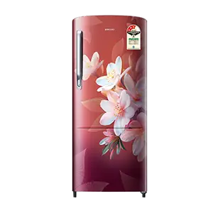 Samsung RR20H1723WR, Single Door Refrigerator with Stylish Grandé Design 183 L Wild Lily Red