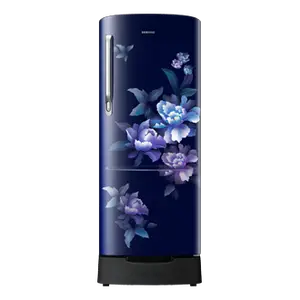 Samsung RR20H1812HV, Single Door Refrigerator with Stylish Grandé Design 183 L Himalayan Poppy Blue