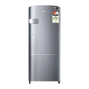 Samsung RR20H1Y23S8, Single Door Refrigerator with Stylish Grandé Design 183 L Elegant Inox