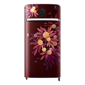 Samsung 189L Digi-Touch Cool™ Single Door Refrigerator RR21C2E25NJ Orange Blossom Red