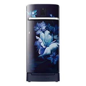Samsung 189L Digi-Touch Cool™ Single Door Refrigerator RR21C2F24UZ Midnight Blossom Blue