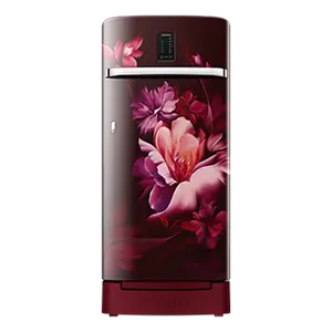 Samsung 189L Digi-Touch Cool™ Single Door Refrigerator RR21C2F24RZ Midnight Blossom Red